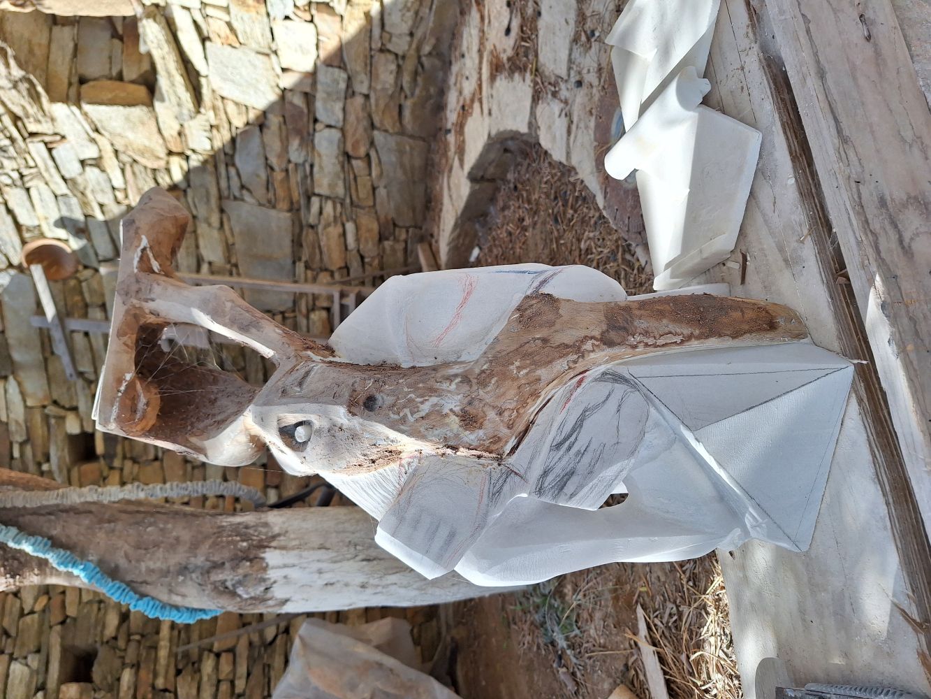 Hand-carved acanthus leaf detail — Irakli Athoneli